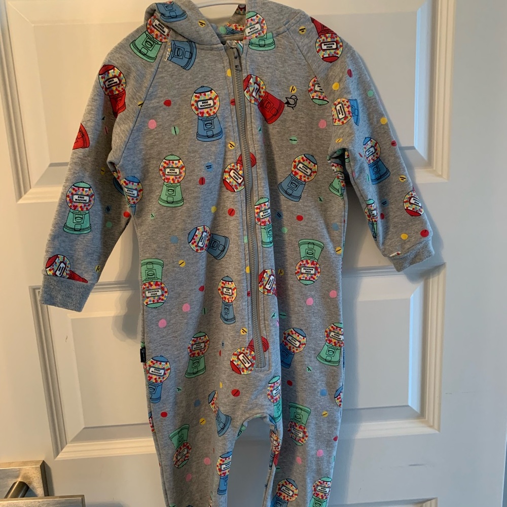 Birdz one piece hoodie zippy 3T